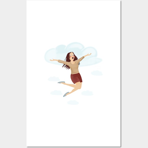 Dancing girl Wall Art by Aurealis